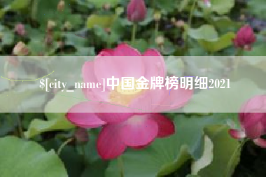 沂源中国金牌榜明细2021