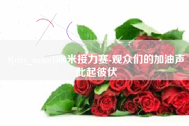 沂源500米接力赛-观众们的加油声此起彼伏