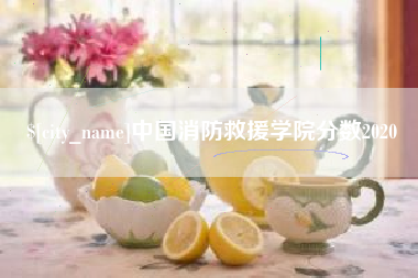 沂源中国消防救援学院分数2020