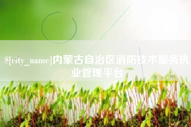 沂源内蒙古自治区消防技术服务执业管理平台