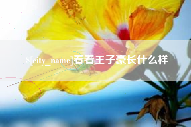 沂源看看王子豪长什么样