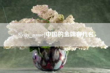 沂源中国的金牌有几名