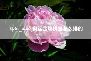 沂源奥运金牌榜是怎么排的