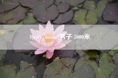 沂源男子 5000米