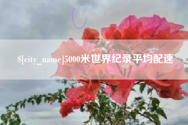 沂源5000米世界纪录平均配速