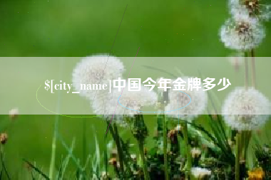 沂源中国今年金牌多少