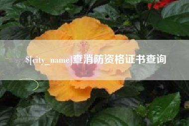 沂源查消防资格证书查询