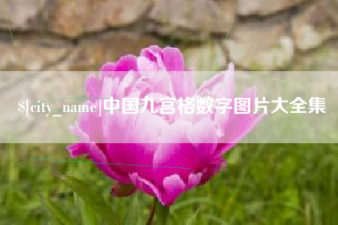 沂源中国九宫格数字图片大全集