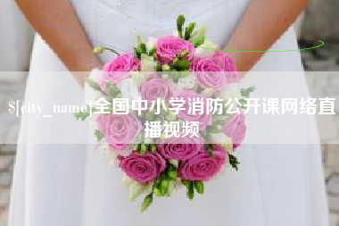 沂源全国中小学消防公开课网络直播视频