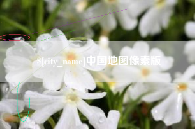 沂源中国地图像素版
