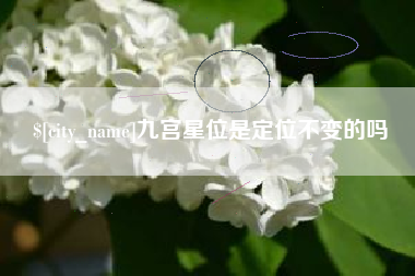 沂源九宫星位是定位不变的吗