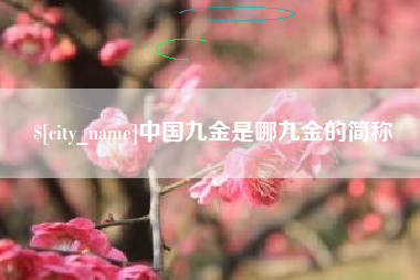沂源中国九金是哪九金的简称