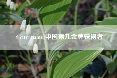 沂源中国第九金牌获得者