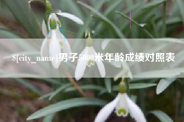 沂源男子5000米年龄成绩对照表