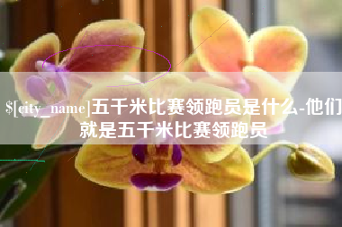沂源五千米比赛领跑员是什么-他们就是五千米比赛领跑员
