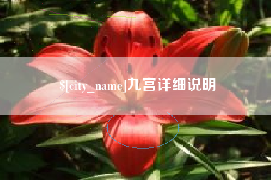 沂源九宫详细说明