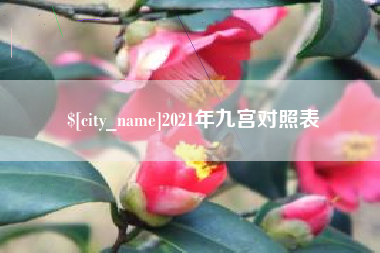 沂源2021年九宫对照表