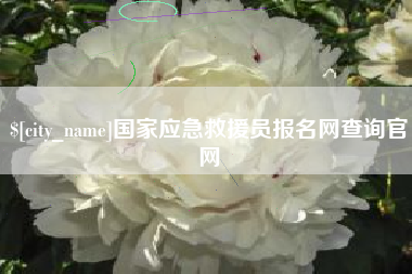 沂源国家应急救援员报名网查询官网