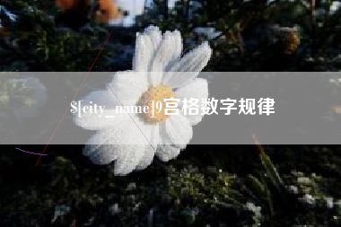 沂源9宫格数字规律