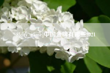 沂源中国金牌有哪些2021