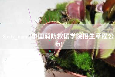 沂源中国消防救援学院招生章程公布!